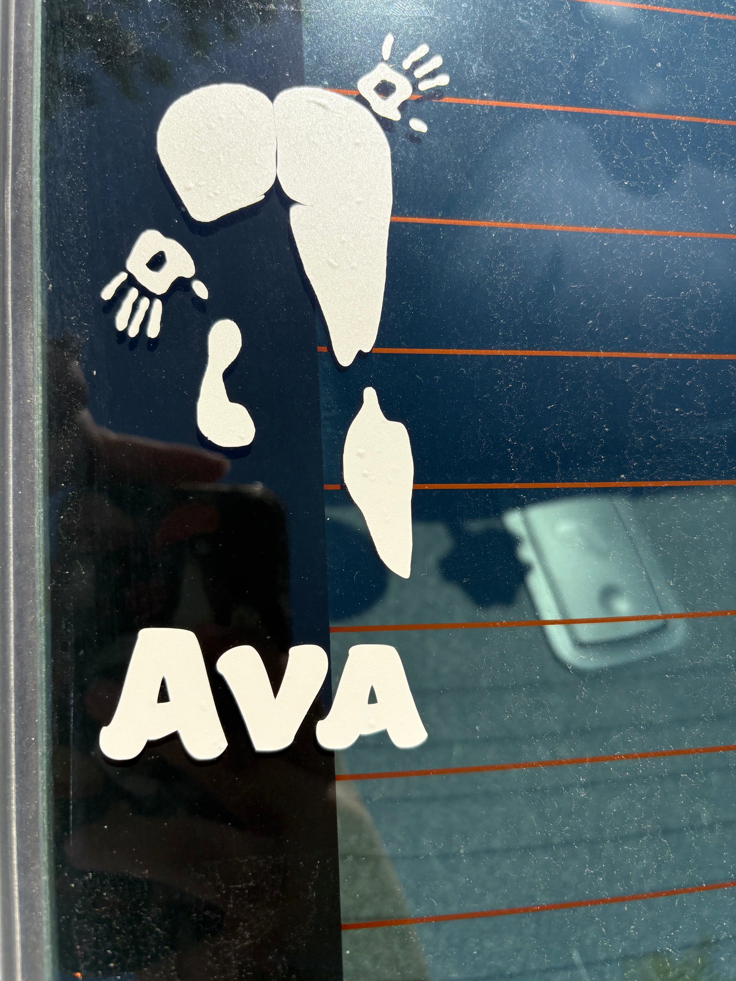 Body Outline Car Decal