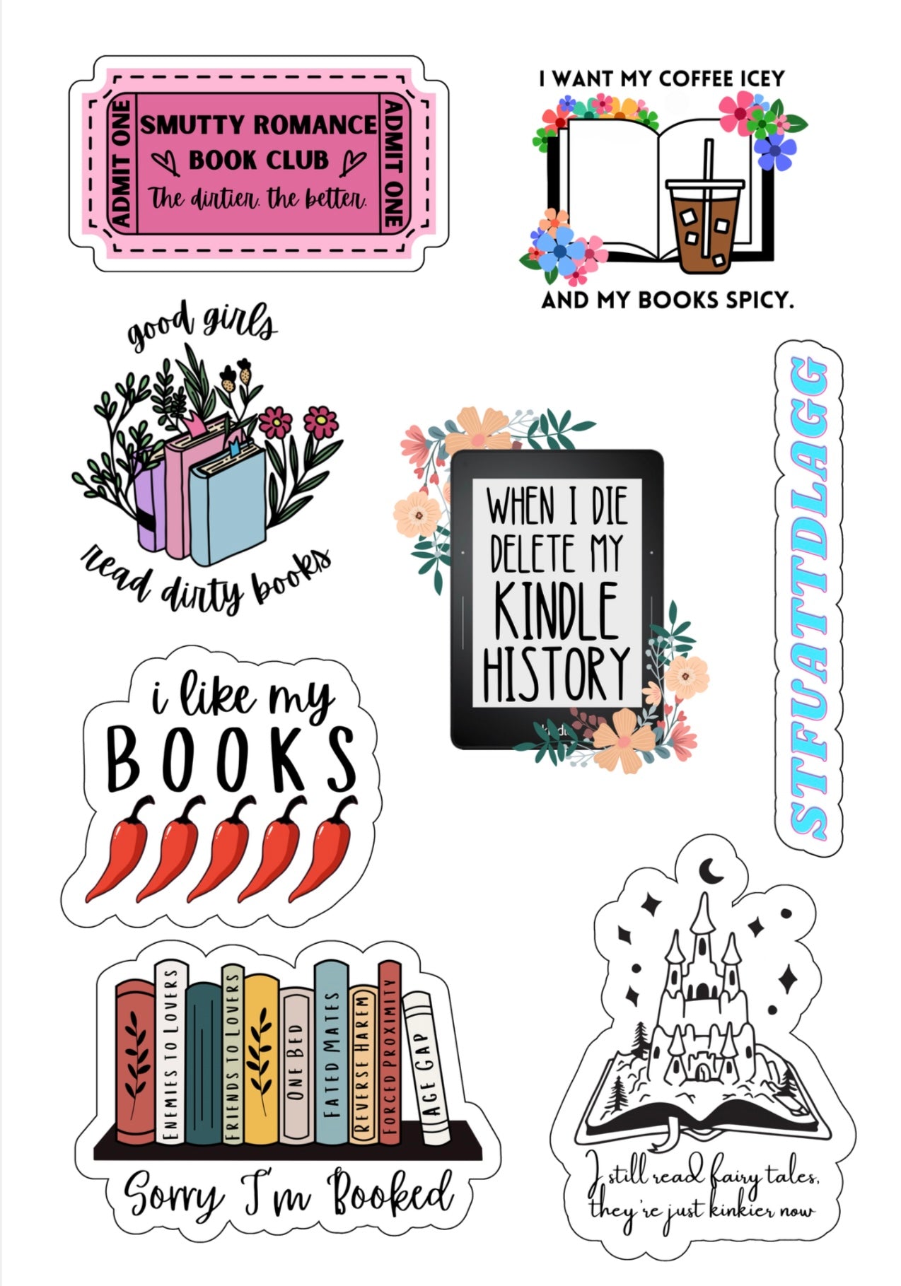 Dark Romance Sticker Bundle