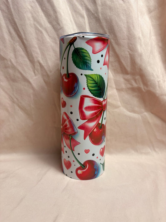 Cherries & Bows cup