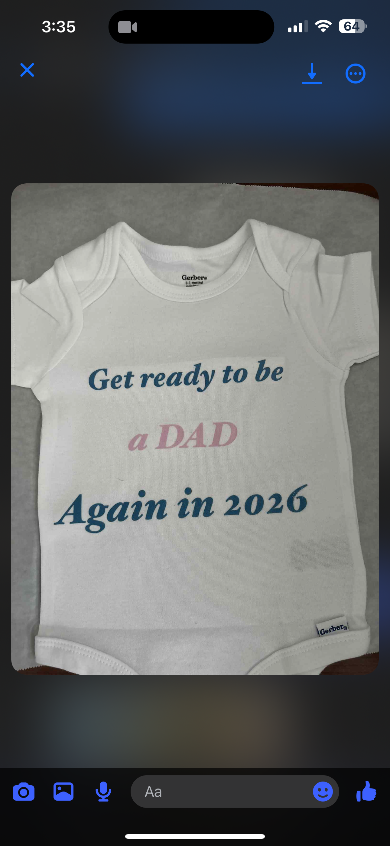 Announcement onesies